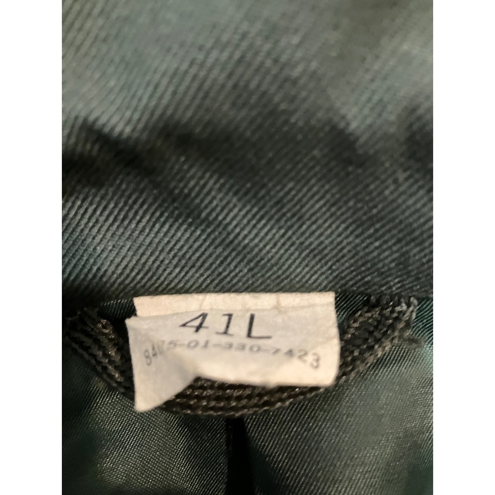US Army Mens Green Dress Uniform Coat Jacket 41L‎ Derossi - Picture 4 of 11